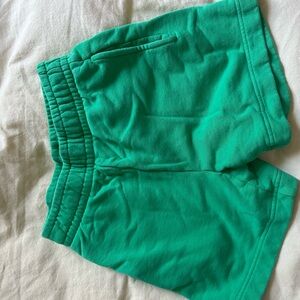 Green Wilfred Free sweat shorts